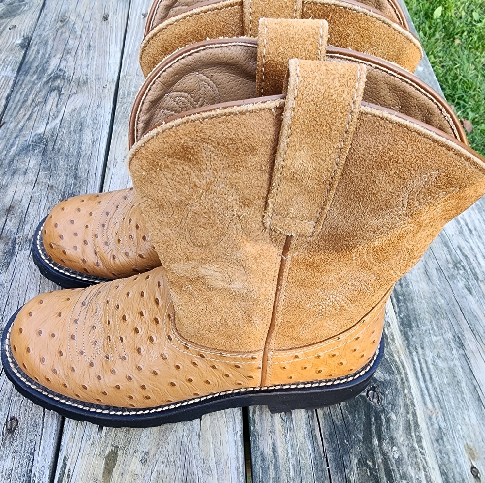 Ariat faux ostrich boots
